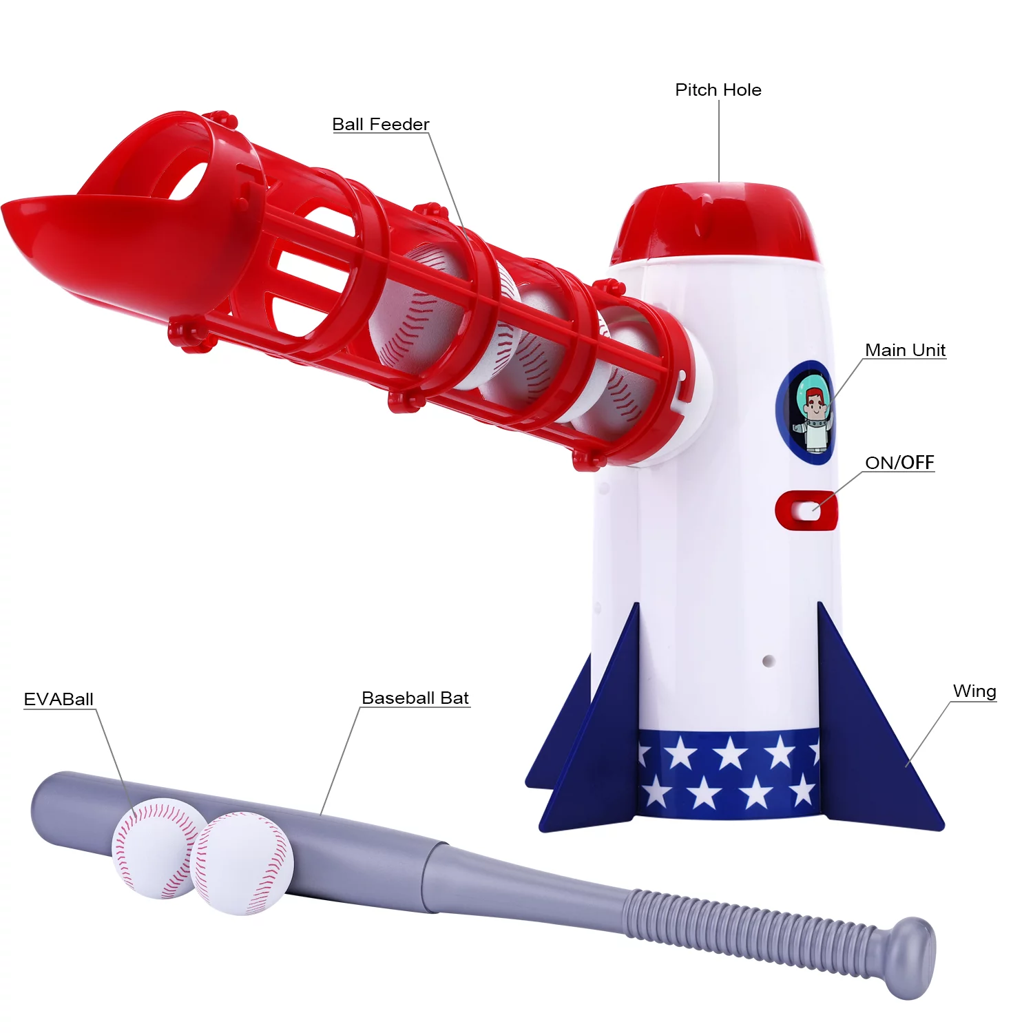 Pop-Up Baseball Play Set