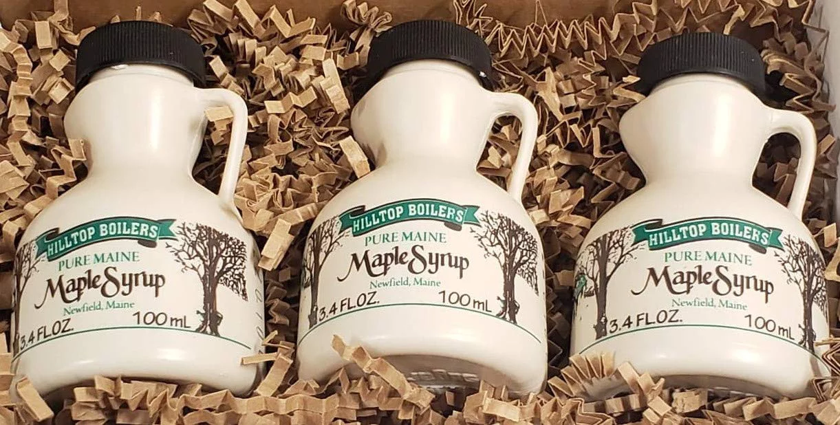 Maine Maple Syrup - 3.4 FL oz, 3 count, US Grade A, Amber Color