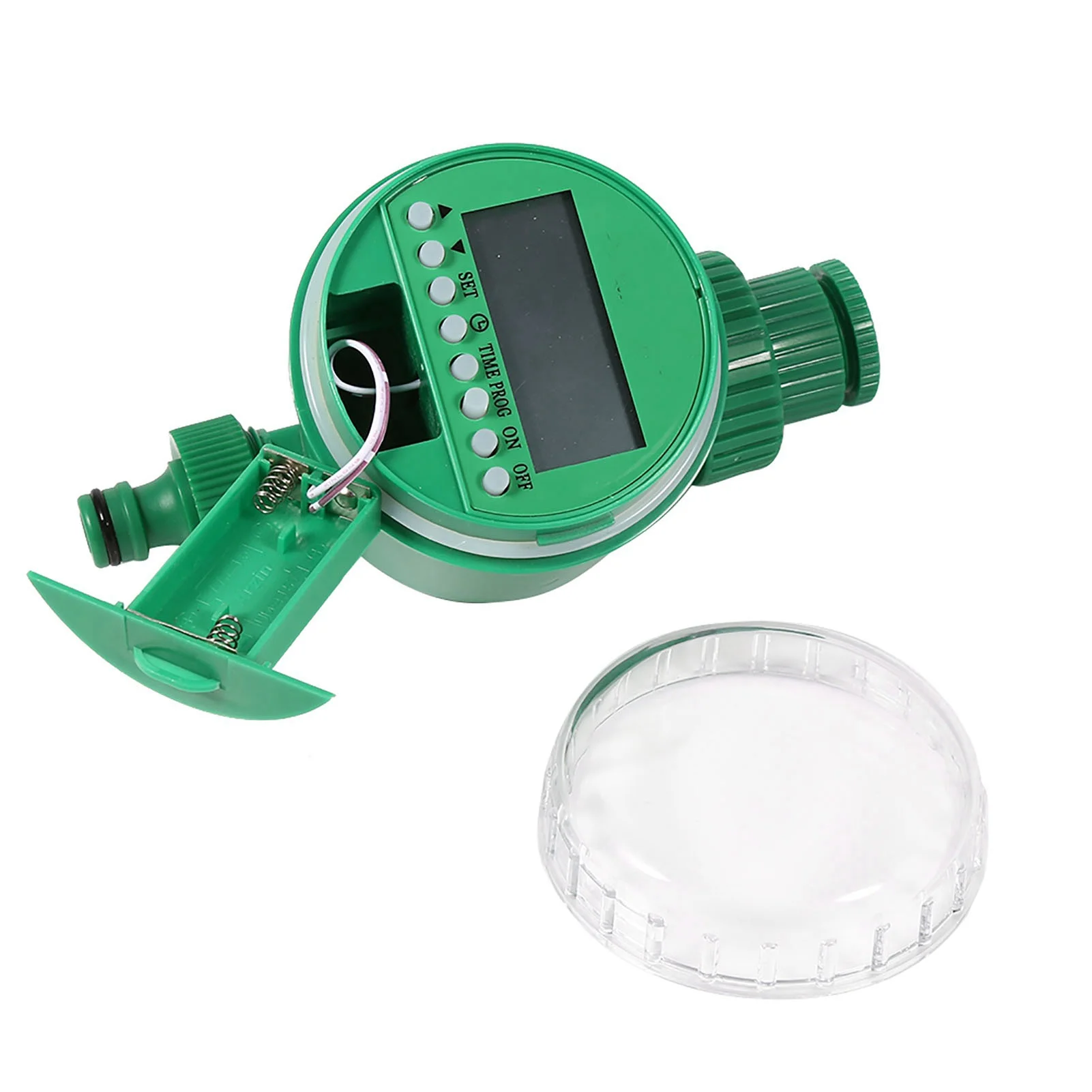 Gonnely Drip Irrigation Controller 1 Set 20m Auto Timer Plant Self Watering Drip Irrigation Micro System Garden Dripper Hose Kits