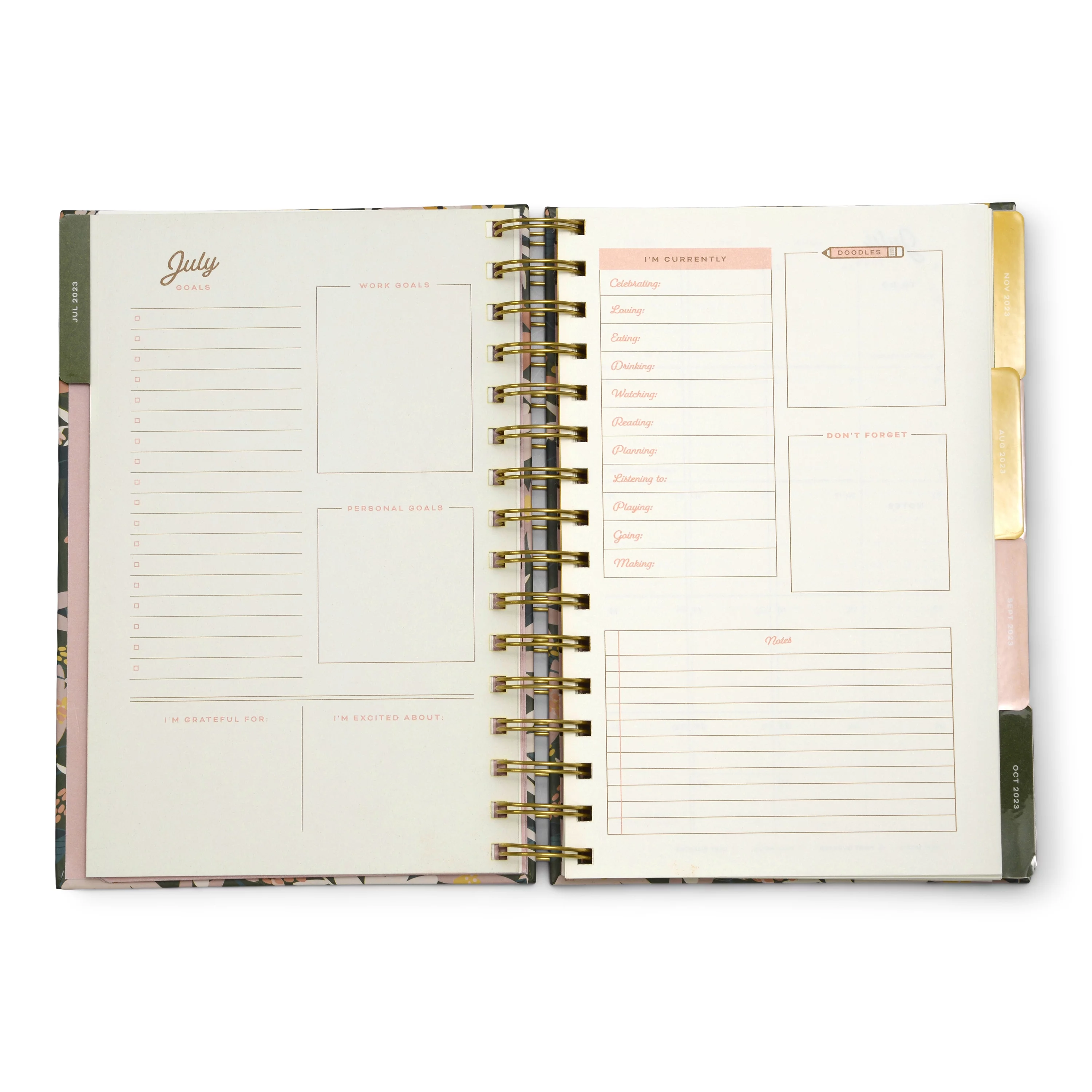 Think Ink Twin Wire Monthly Weekly Planner Oh the Places I'll Grow