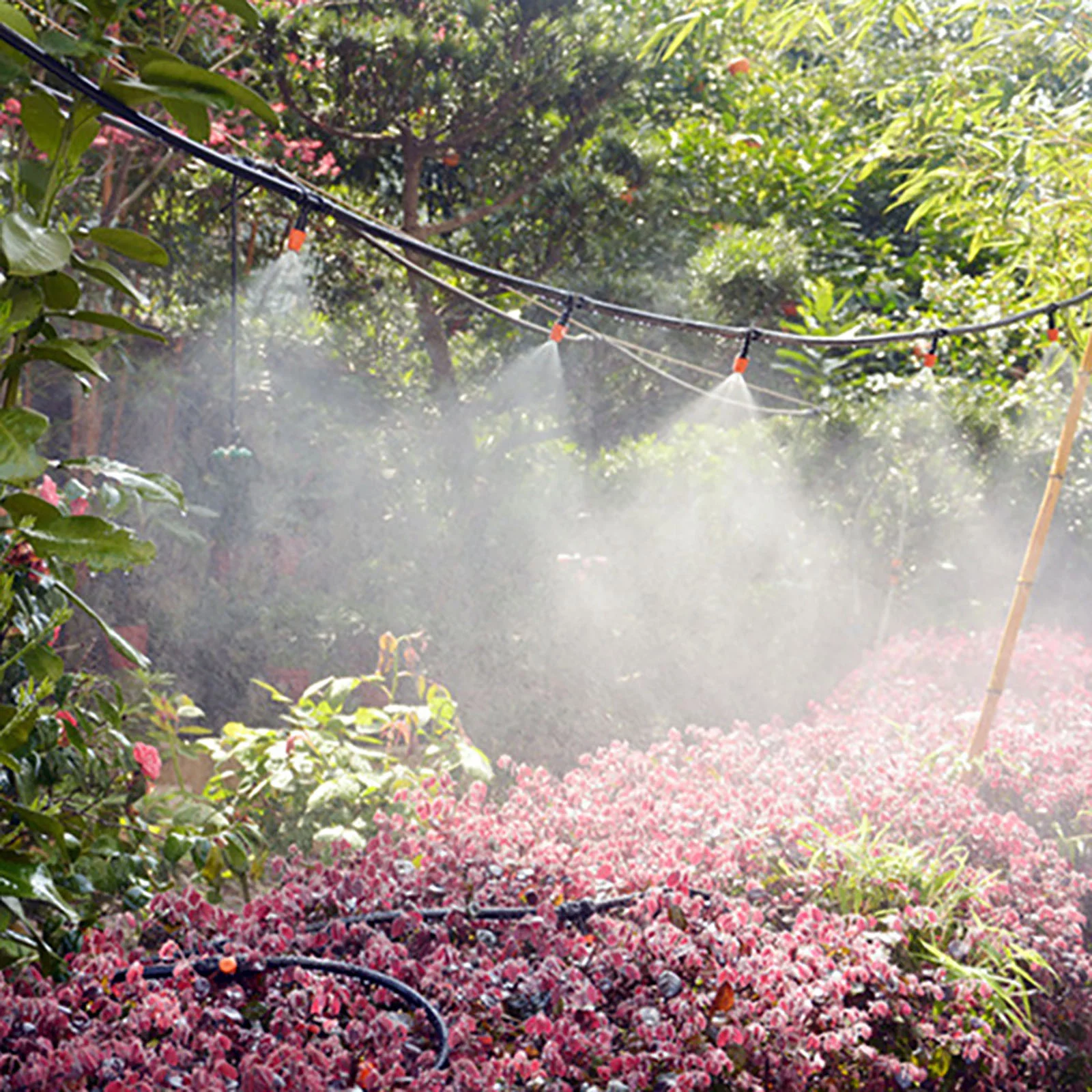 Bnnlsa Irrigation Supplies 15M Gardening Automatic Flower Watering Atomization Home Sprayer Watering Spraying Dust Garden Irrigation System