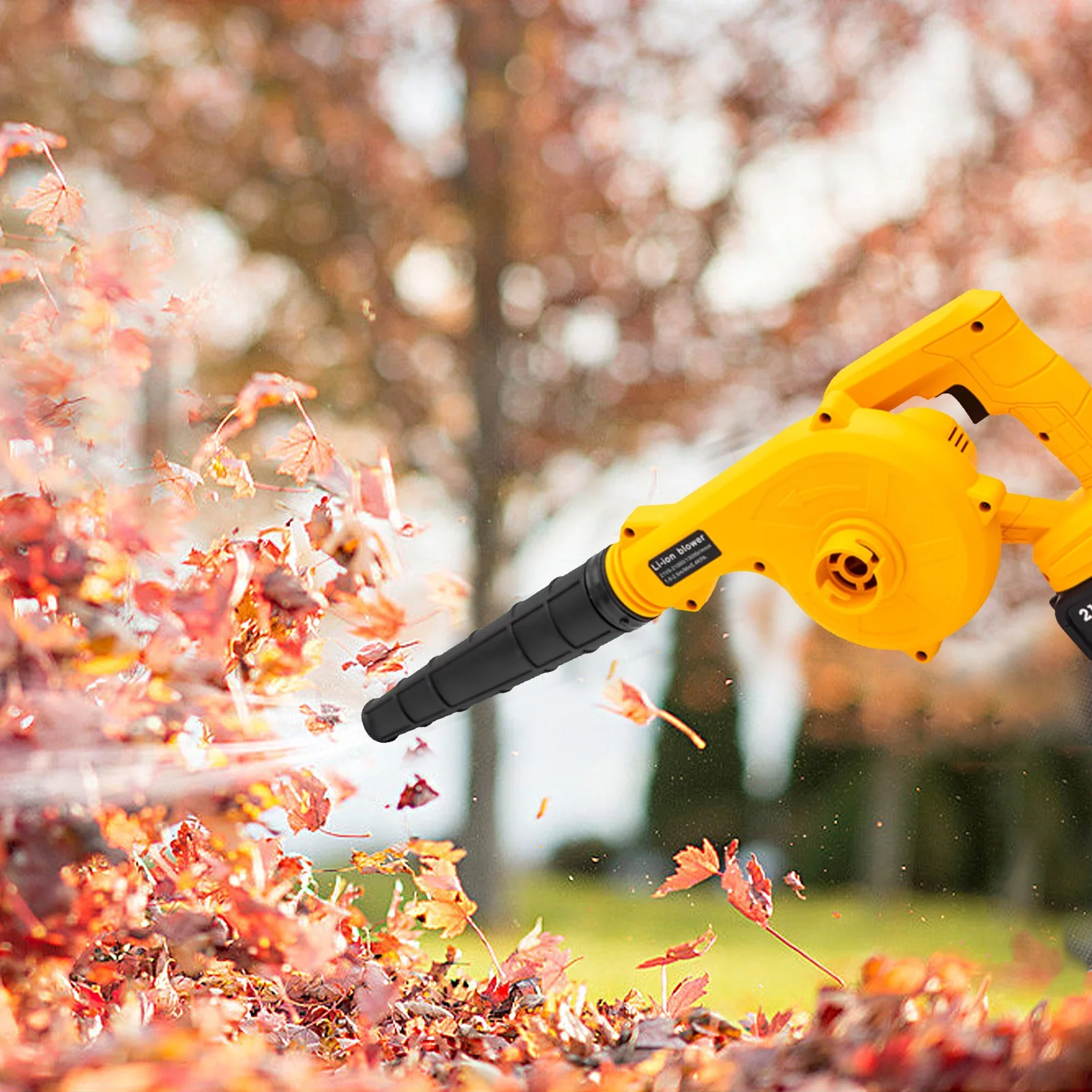 Dadypet Electric Blower,Blower 3000mAh Lithium Snow Leaf Blower Power Small Lithium Blower 3000mAh Small Hine Snow Blower 21V Blower Lawn Care Handheld IUPPA Snow Work Around LAOSHE Debris Snow Work