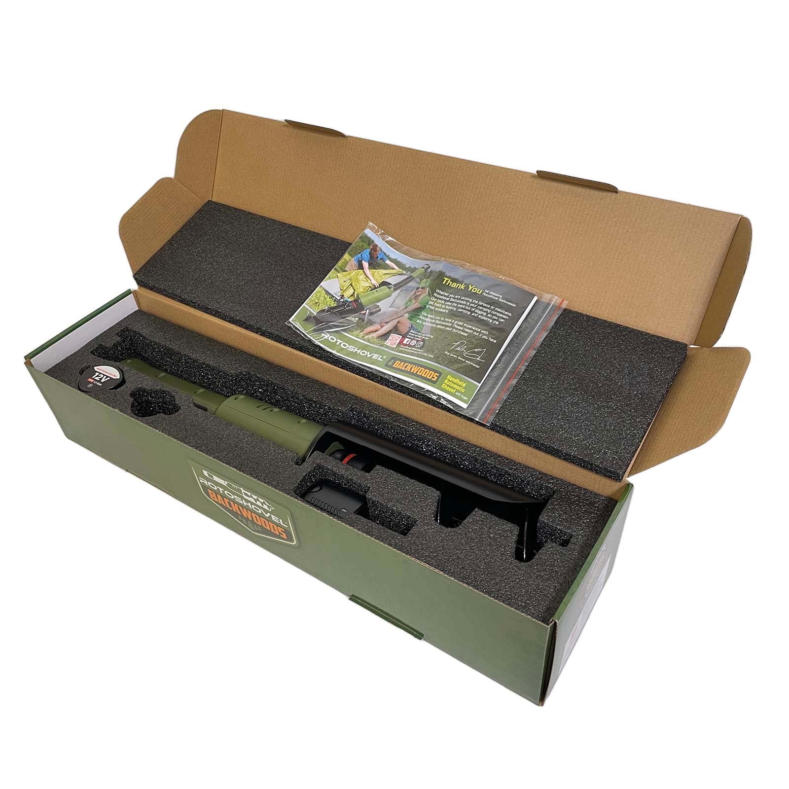 Rotoshovel Backwoods - Fully Assembled - 1 Battery