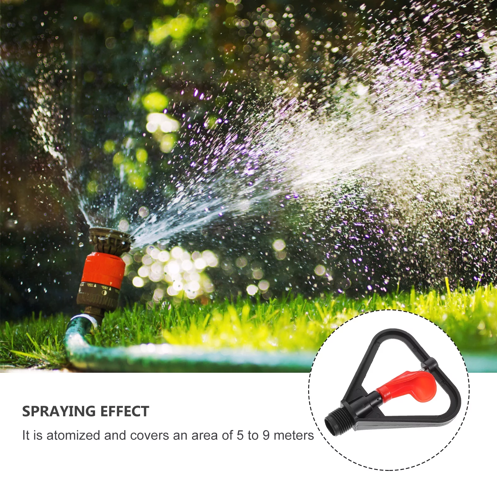 Butterfly Irrigation Sprinkler Watering Sprinklers Drip Emitters Sprayer 6 Pcs Automatic Pp Head Garden &