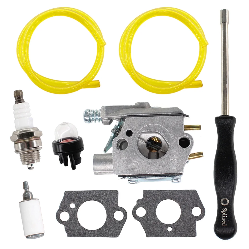 WT-629 Carburetor Carb Kit for Craftsman 530071638 Poulan WT3100 Weed Eater BC30B BC3100 PP114 PP175 PP176 PP185 358797770 Trimmer