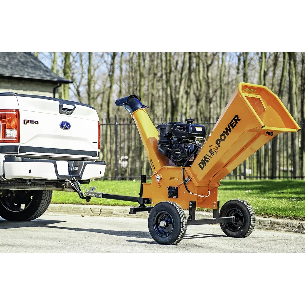 Detail K2 OPC506 6 in. 14 HP Cyclonic Chipper Shredder with KOHLER CH440 Command PRO Commercial Gas Engine