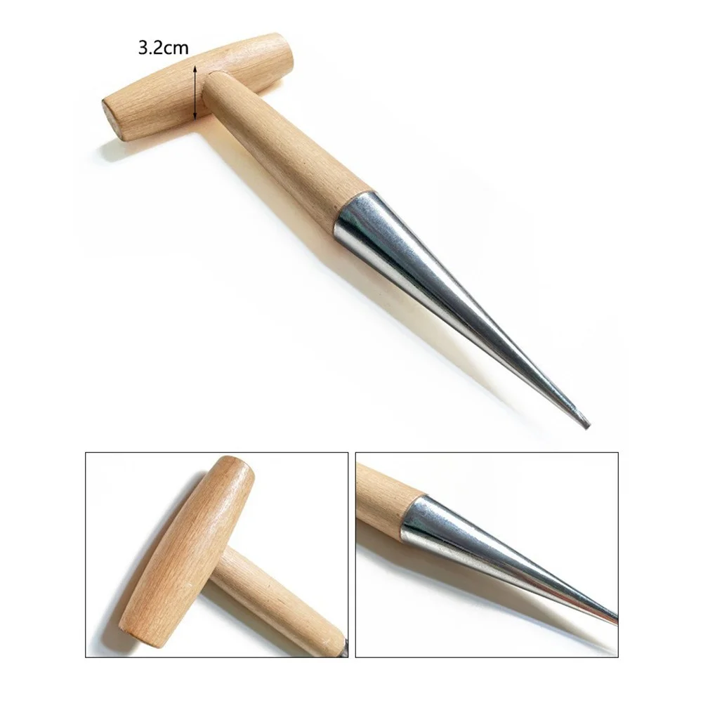 Home Gardening Wooden Handle Planting Tool Hand Digger Remover Lifter Tool
