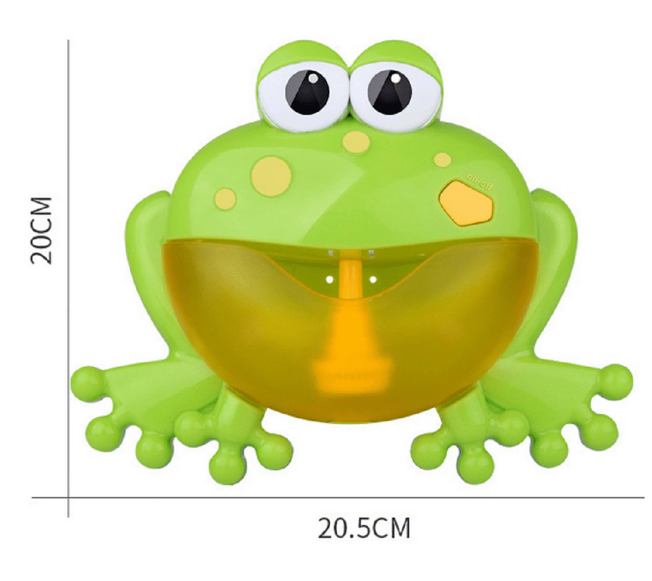 Baby Bath Bubble Toys ,Tub Big Frog Automatic Bubble Maker Blower Toys with 12 Music Baby Fun Shower Toys , for Boys, Girls