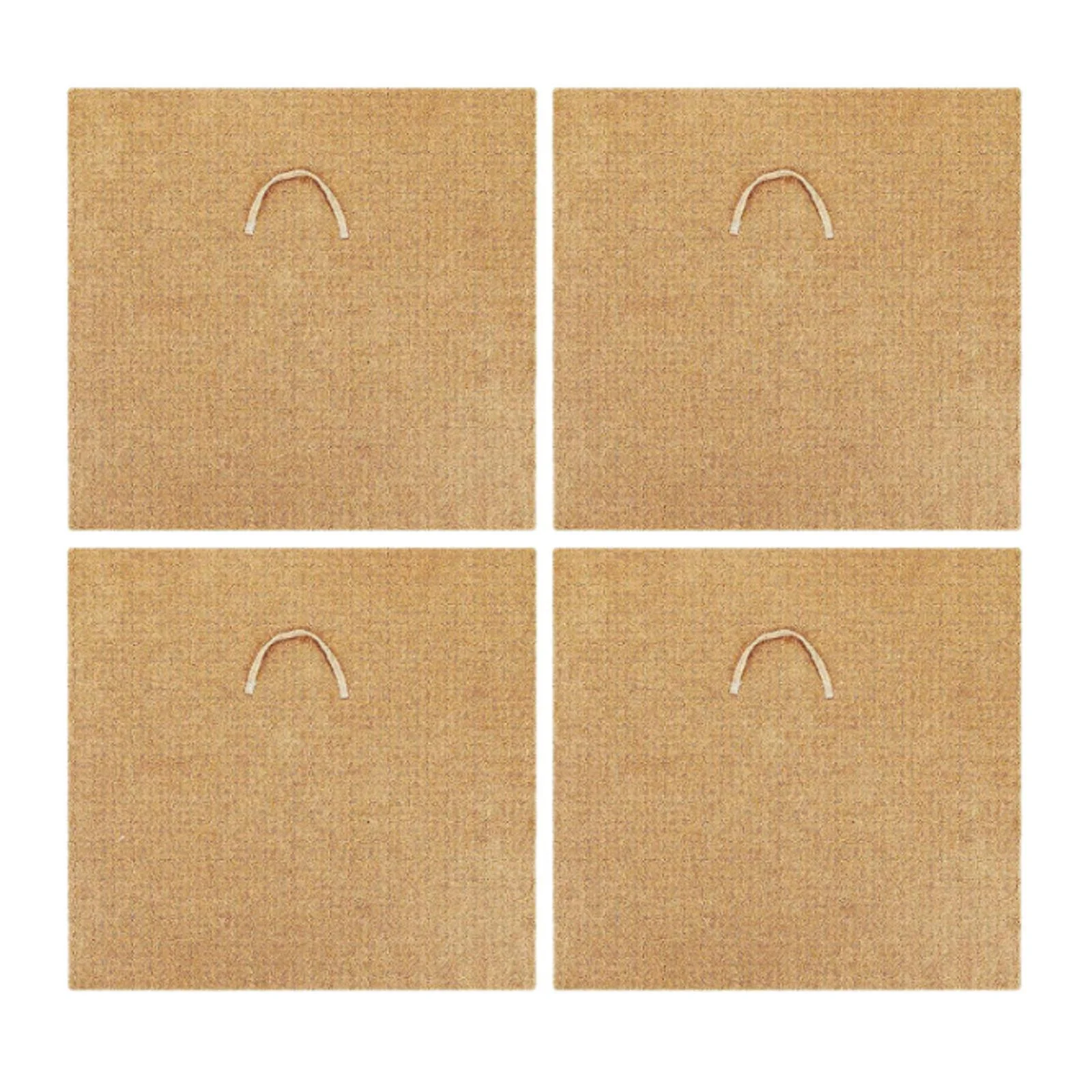 Miulika s Blanket Jute Fiber Mat Compost Fits Any s Bin Bag Flower Basket Outdoor Planter Window Box 2ft x 2ft s Bin Blanket 4pcs