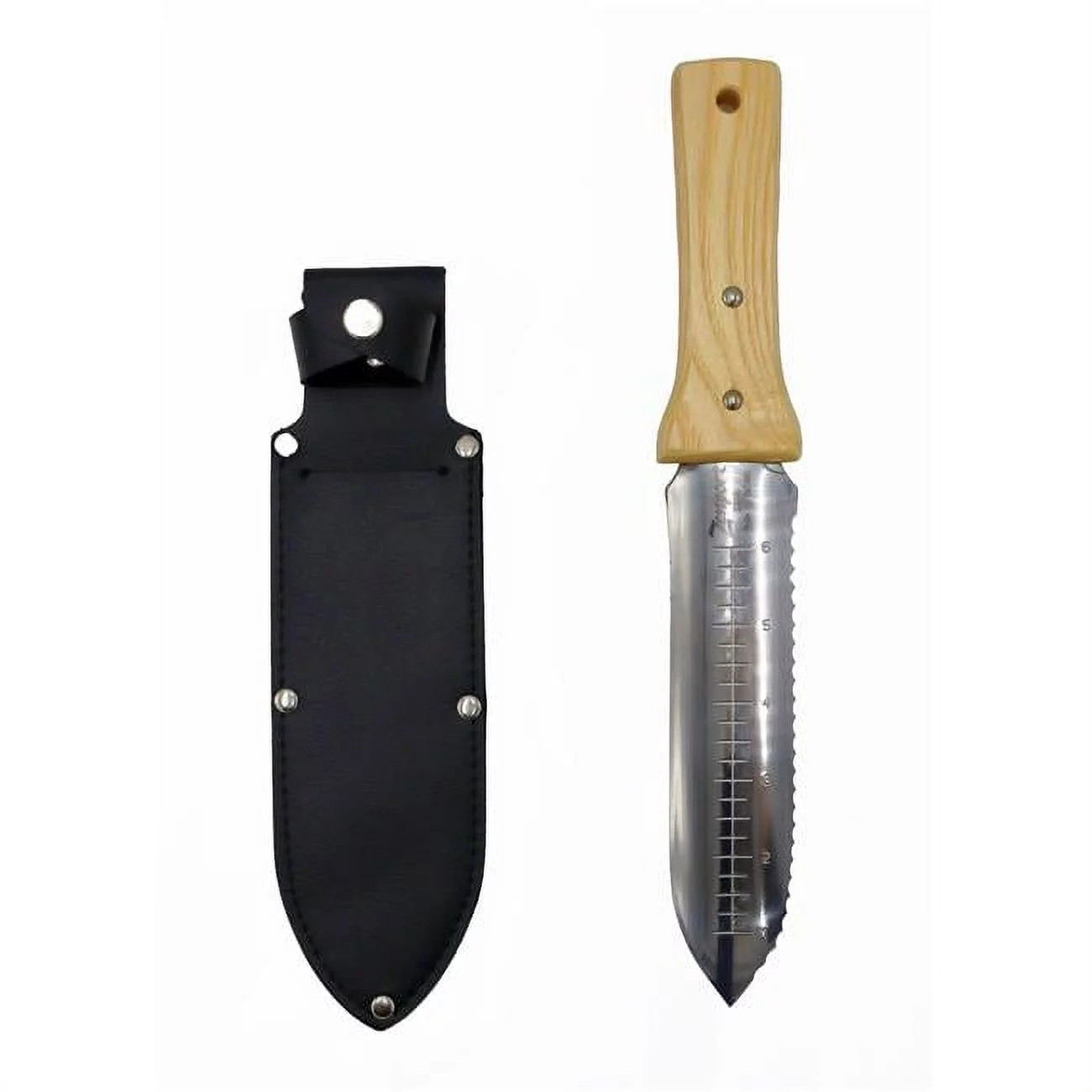 Soil Knife  Deluxe ZenBori Soil Knife Wooden Handle