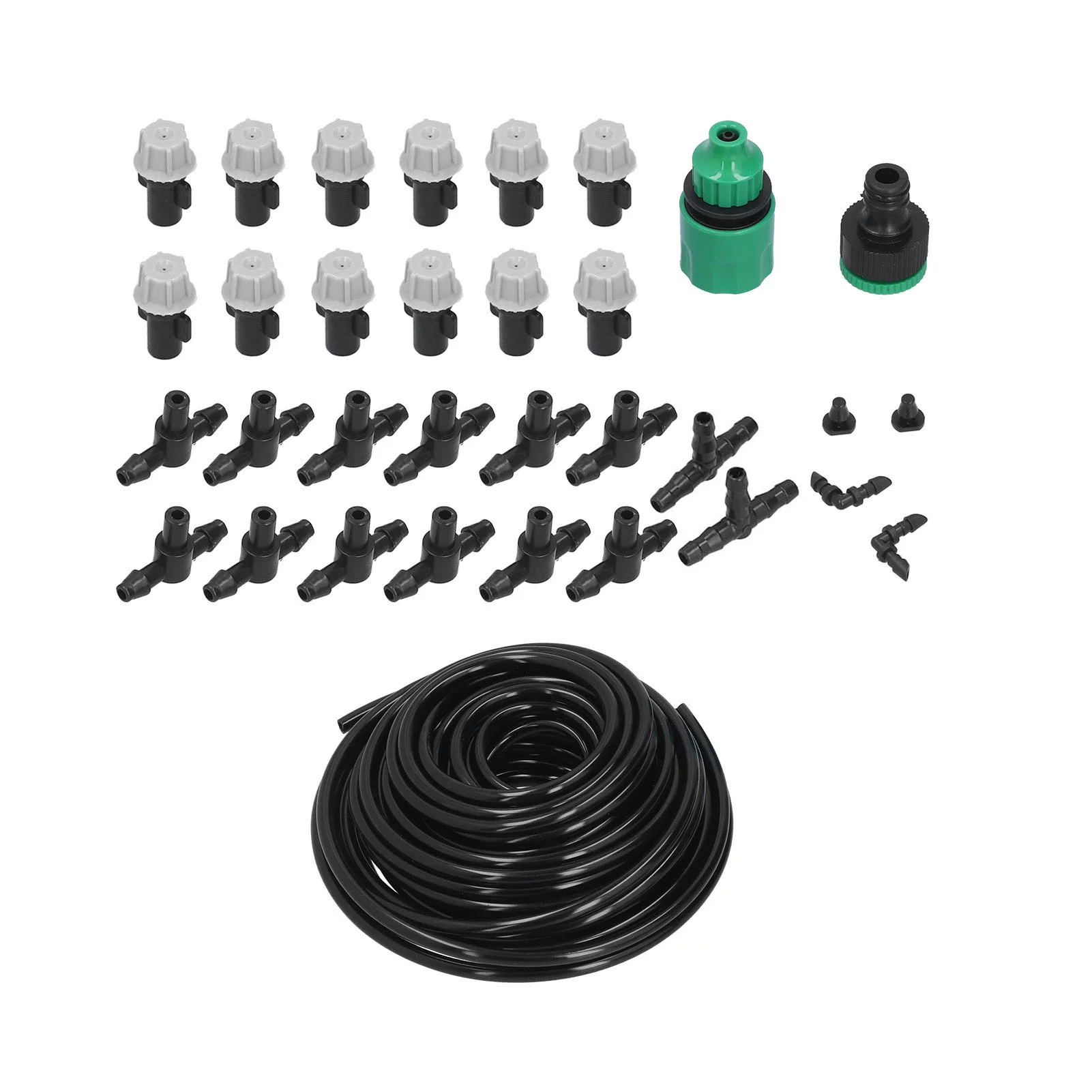 Irrigation System Irrigation Kit 10m Hose Watering Sprinkler Punch Free Automatic Atomizing Nozzle Garden Irrigation Set