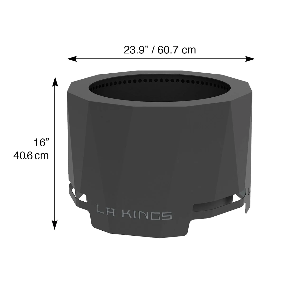 Los Angeles Kings 23.9'' The Peak Smokeless Patio Fire Pit