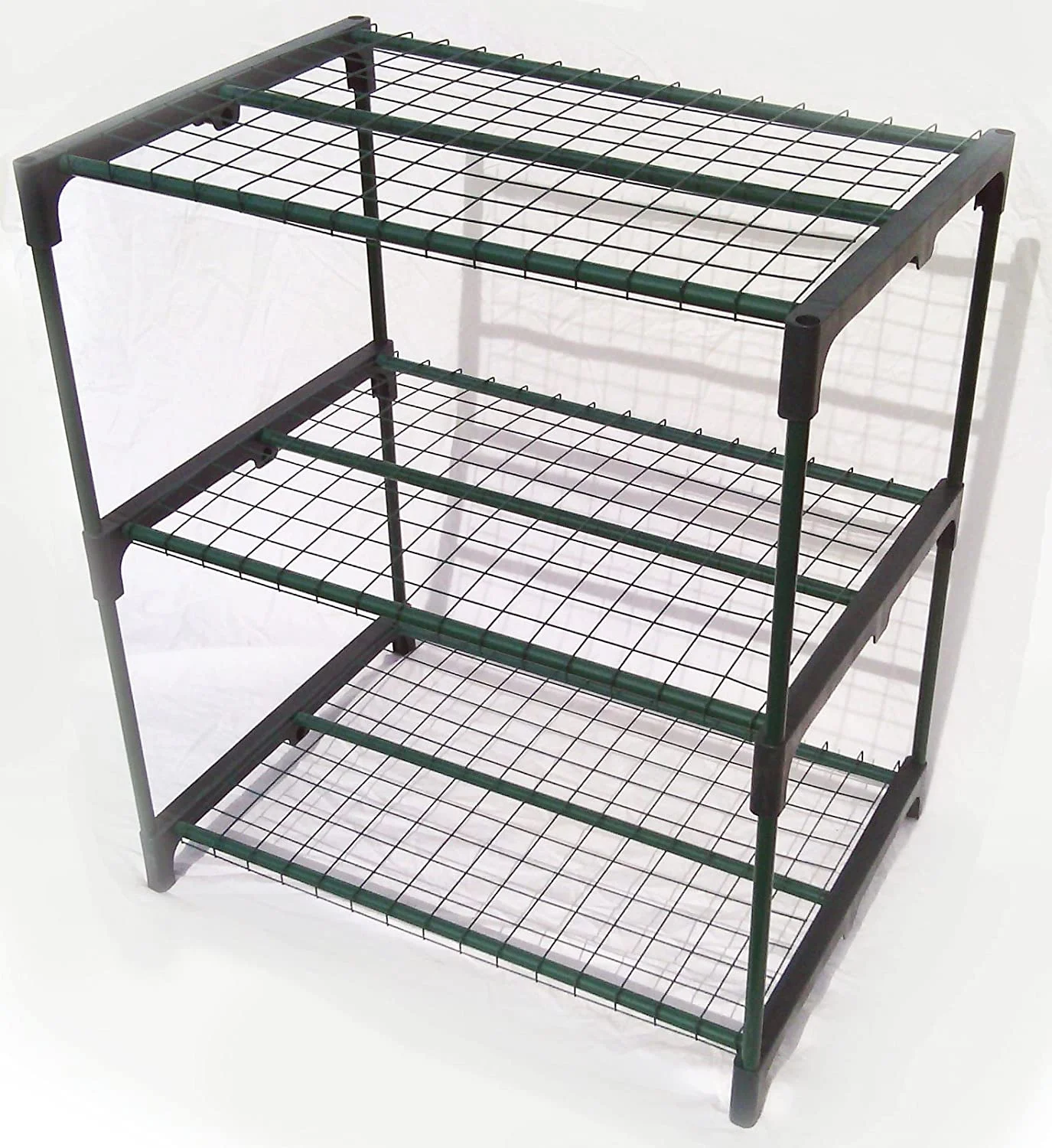 Zenport SH3222A 3-Tier Greenhouse Plant Growing Rack, Black