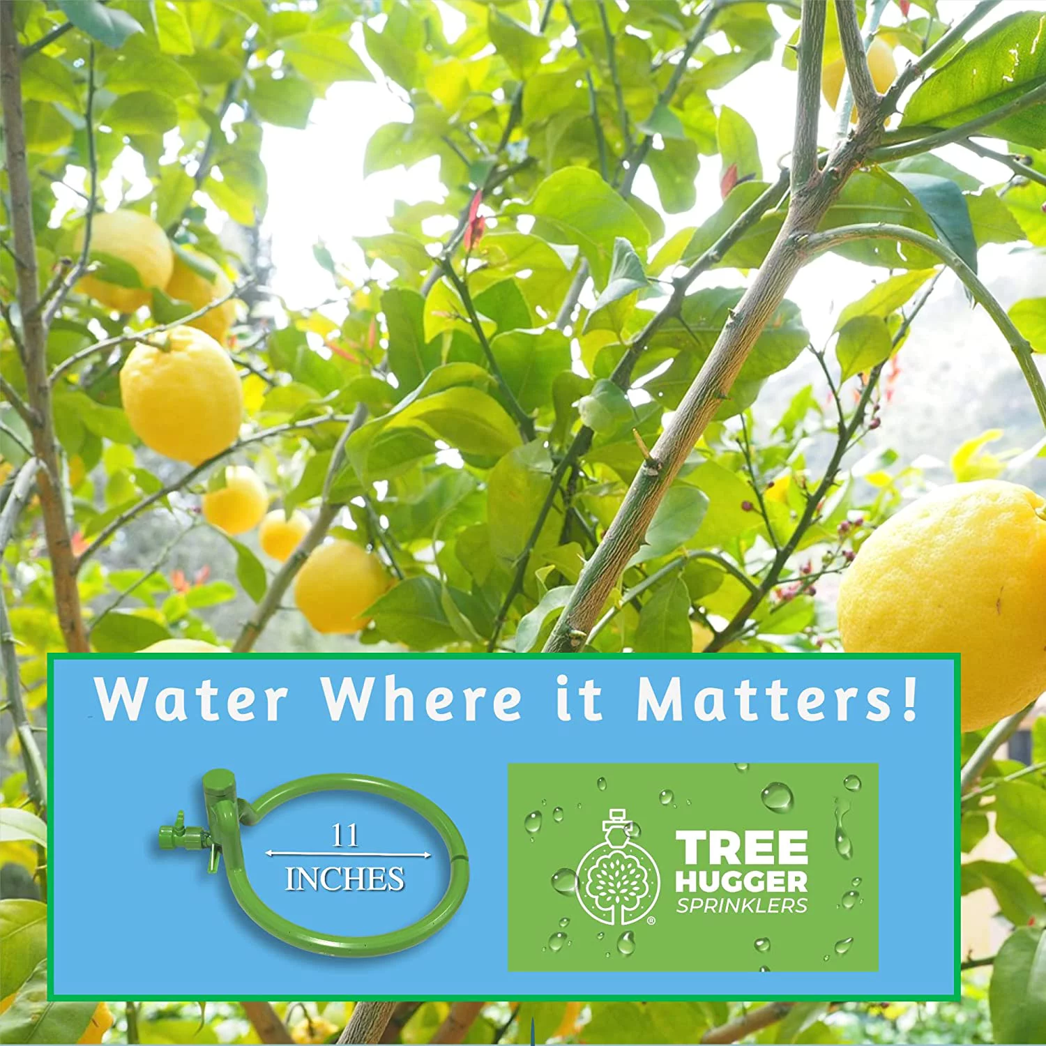 Tree Hugger 5048259 17 x 13 x 6 in. MP6 Sprinkler, Green