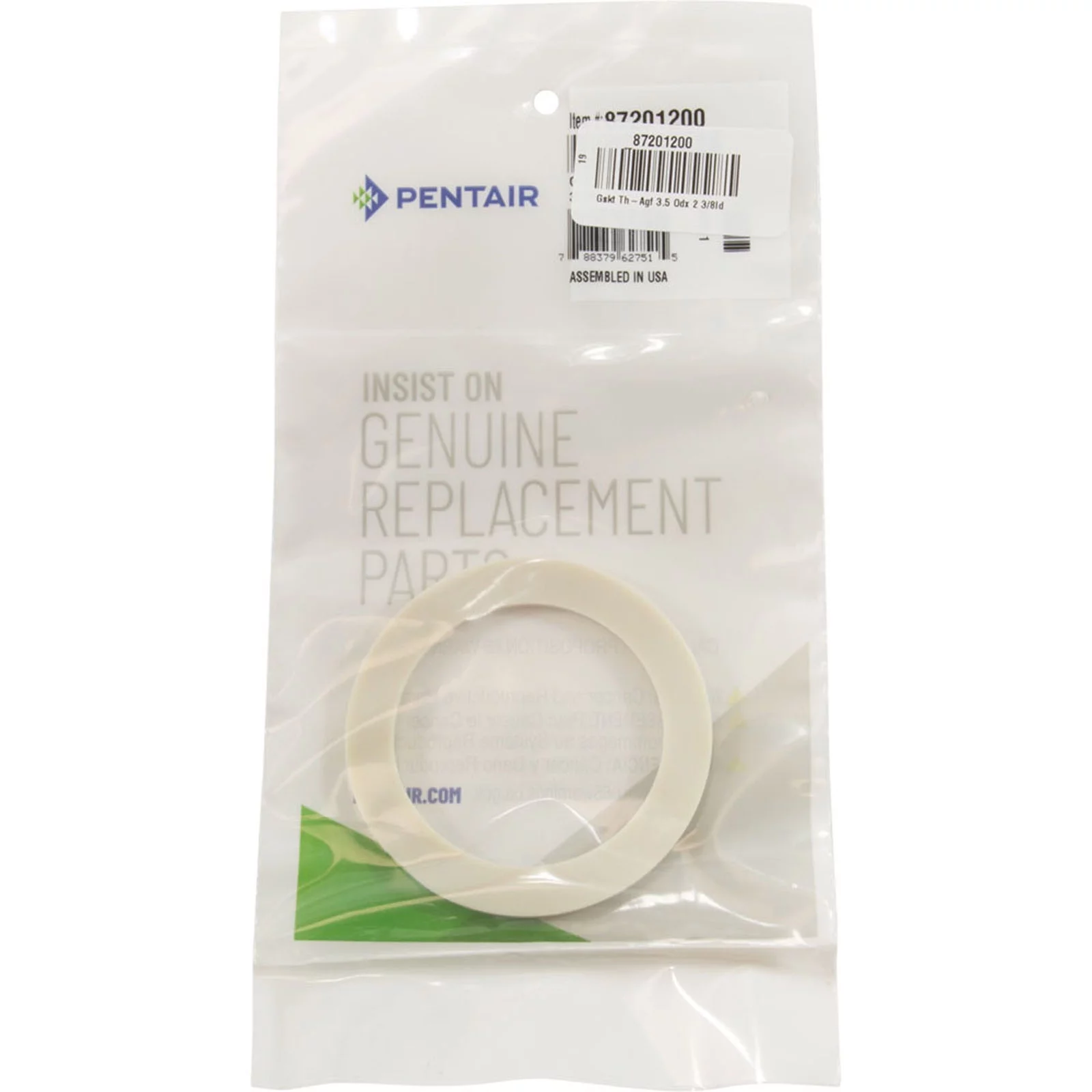 Pentair Gasket Th-Agf 3.5in. OD x 2-3-8in. ID 87201200
