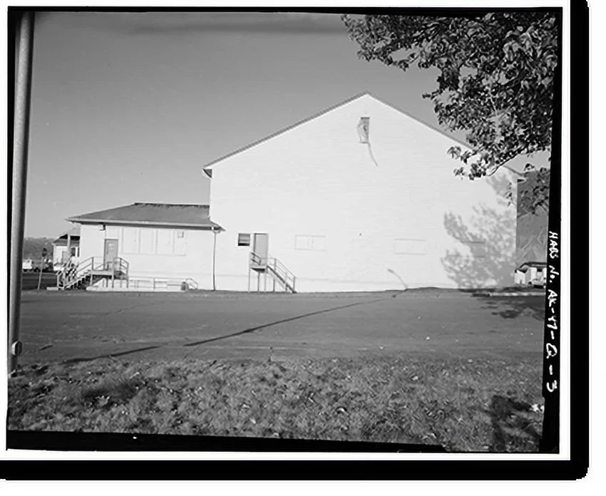 Historic Framed Print, Kodiak Naval Operating Base, Gymnasium, U.S. Coast Guard Station, Kodiak, Kodiak Island Borough, AK - 3, 17-7/8