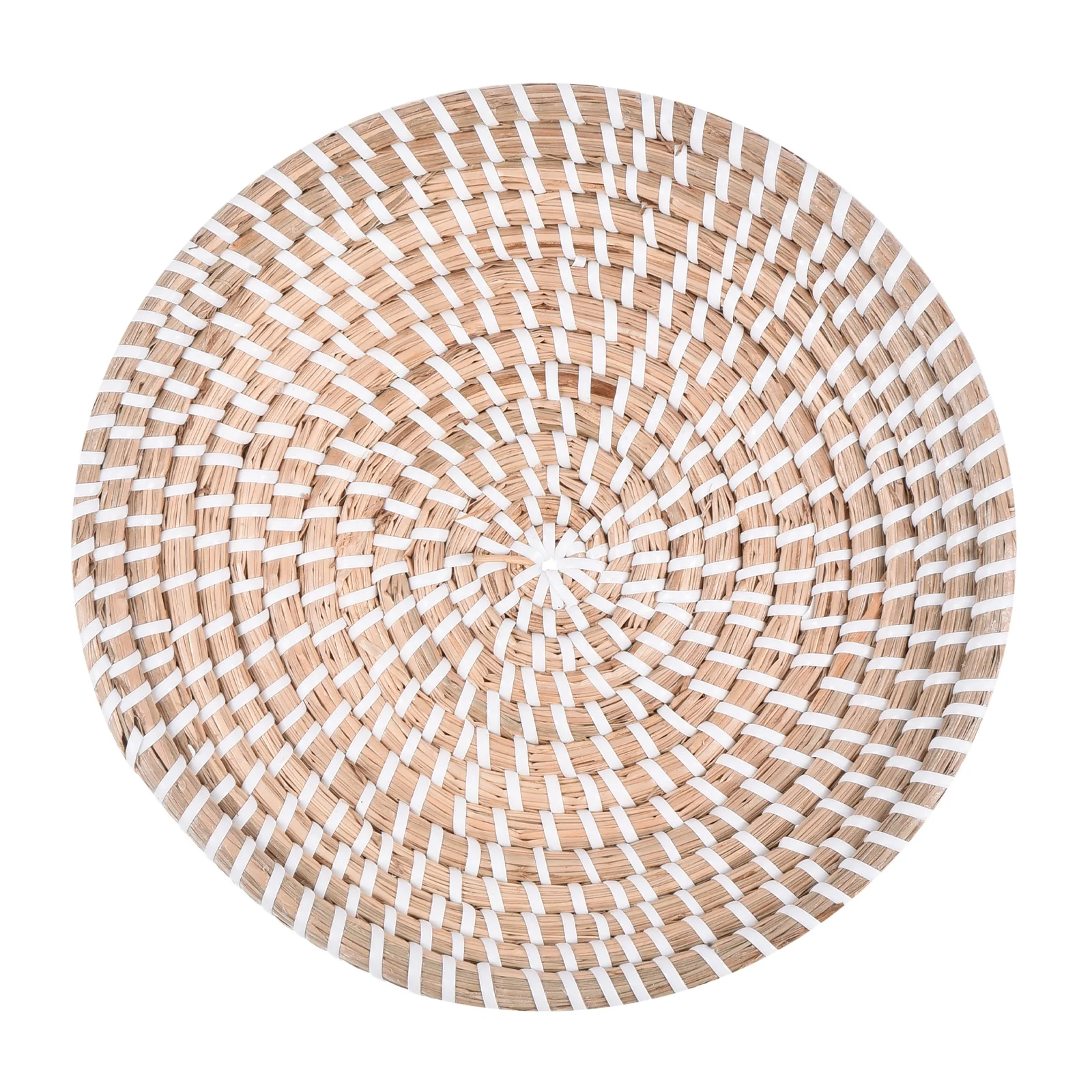 Wall Basket Decor, Wall Hanging Decorative Basket, Bohemian Wall Art (25cm - Style 7)