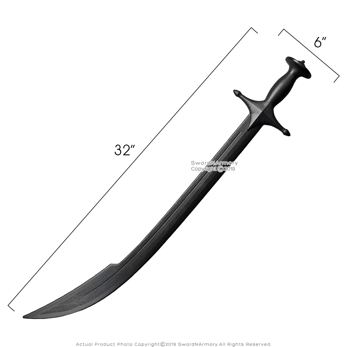 Persian Shamshir Scimitar Sword Polypropylene LARP
