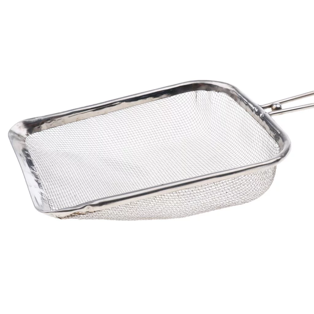 Reptile Shovel Metal Steel Sieve Residue Litter Scooper Turtle Stool Stainless Cleaning Tools
