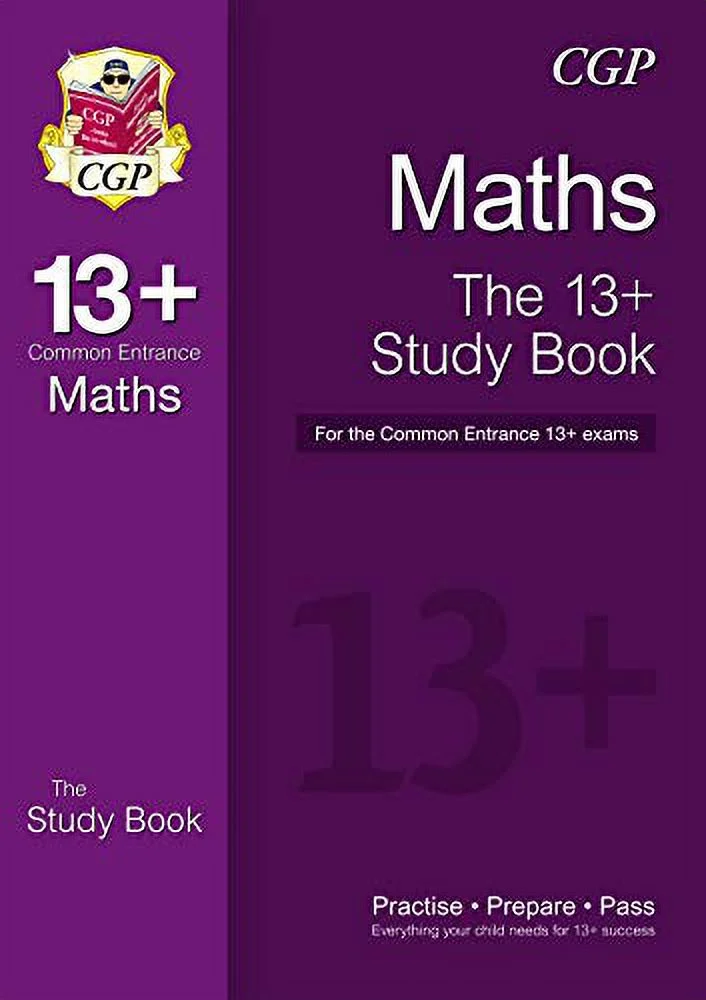 Pre-Owned 13+ Maths Study Book for the Common Entrance Exams (exams up to June 2022) (CGP 13+ ISEB Common Entrance) Paperback