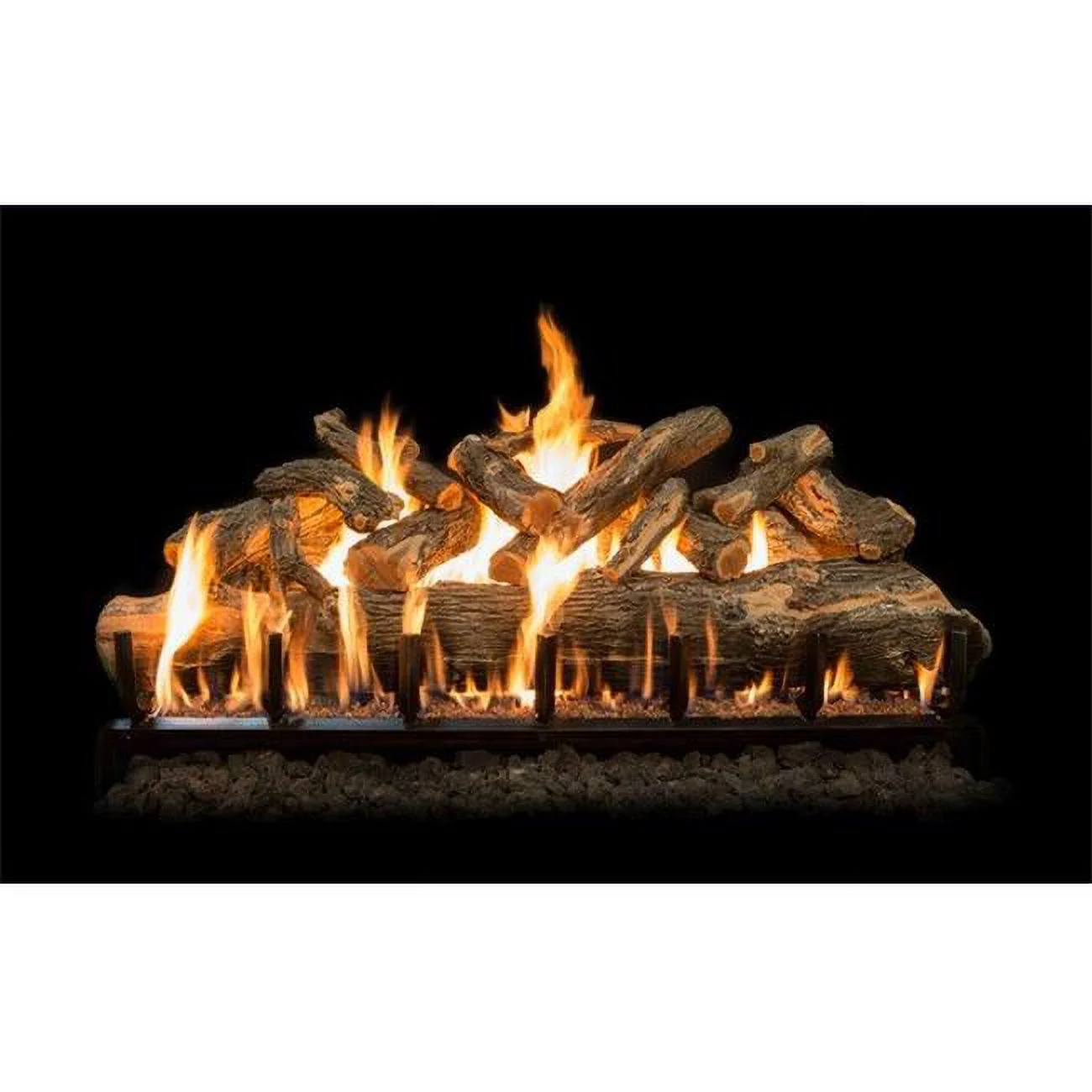 Arizona Weathered Oak Charred Jumbo Logs, 84 in.