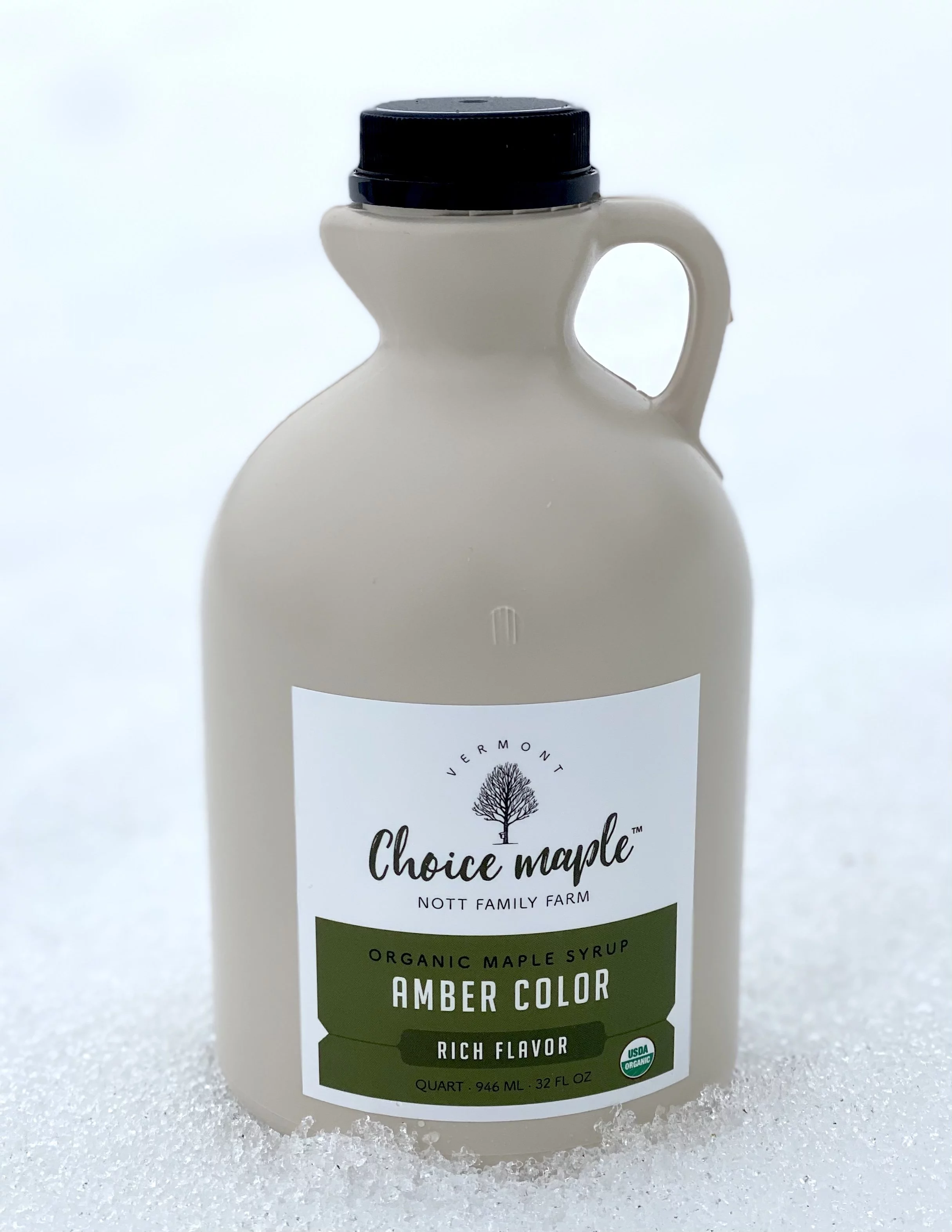 Choice Maple, Organic Vermont Maple Syrup, One Quart
