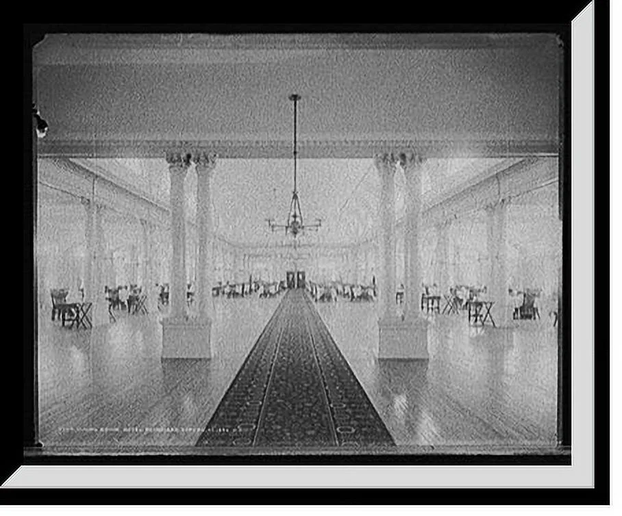 Historic Framed Print, Dining room, Hotel [Royal] Poinciana, 17-7/8