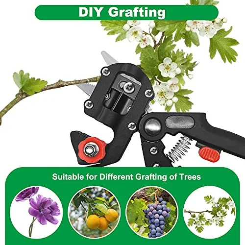 ZLiT Grafting Tools Kit,Portable Professional Grafting Tool Set Bag for Home and Garden Plant Branch and Fruit Trees Garden Grafting Tool