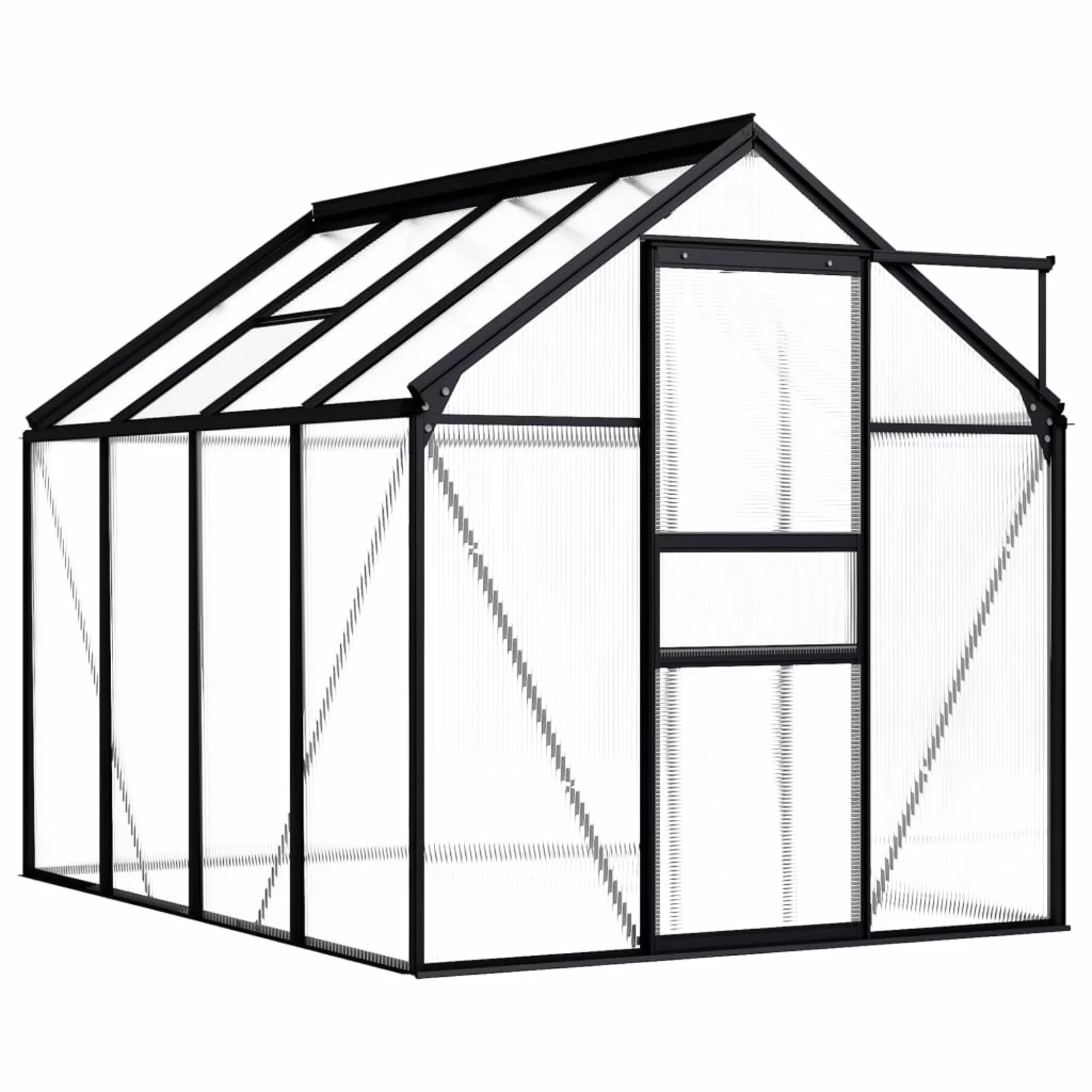 Aibecy Greenhouse Anthracite Aluminum 51.1 ft²