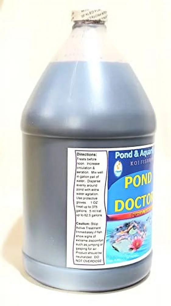 Pond & Aquarium Potassium Permanganate Solution/Clarifier/KOI Fish and Plants Safe/Same Day Ship / 128 OZ / 1 GAL