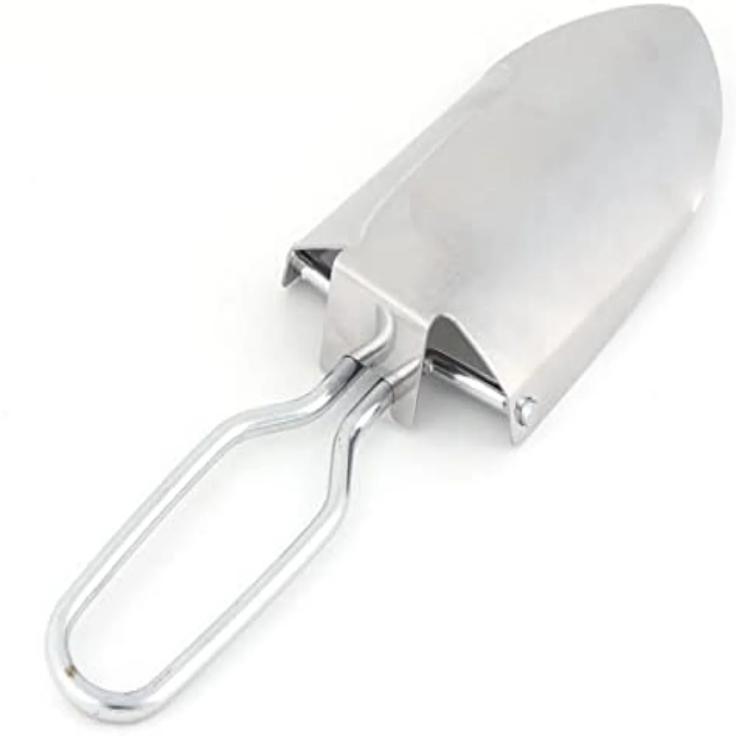 1PC Portable Stainless Steel Folding Shovels Small Foldable Garden Trowel Shovel Garden Tools for Hiking Outdoor Gardening and Potting Tools  Silver Shovel and Black Oxford Cloth Bag