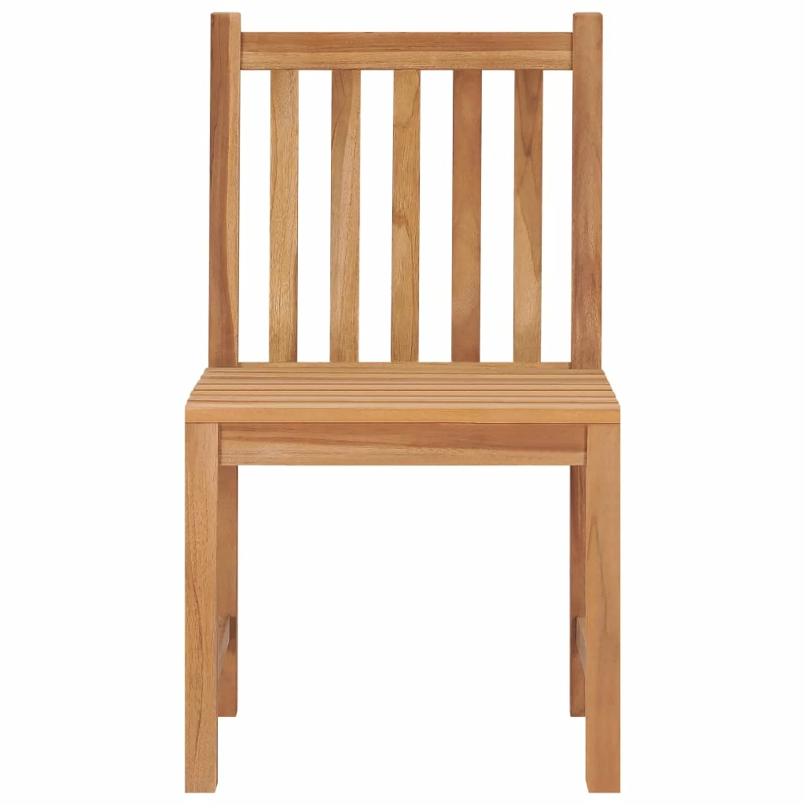 Garden Chairs 2 pcs Solid Teak Wood