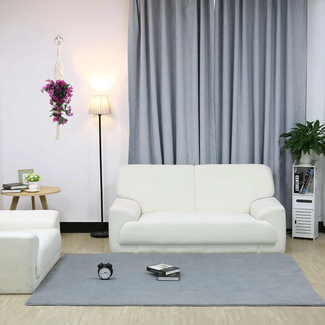 Macrame Wall-mounted Plant Hanger Hanging Rope Basket 29.5 Inch Length 2 Pcs