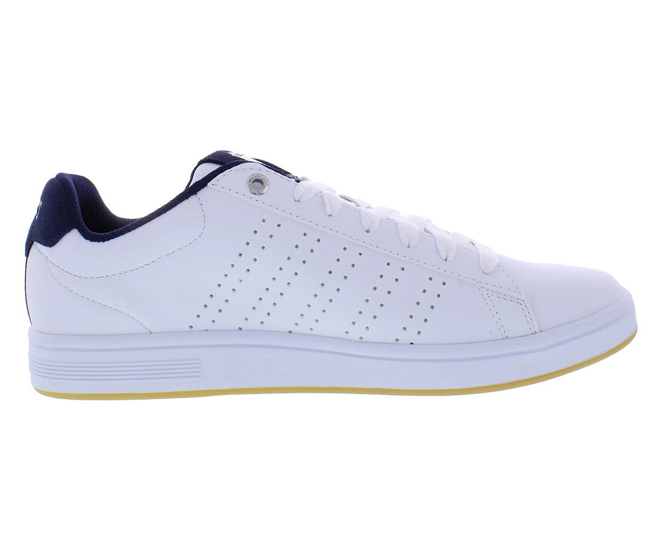 K-Swiss Court Casper III Mens Shoes Size 8, Color: White/Navy/Gum