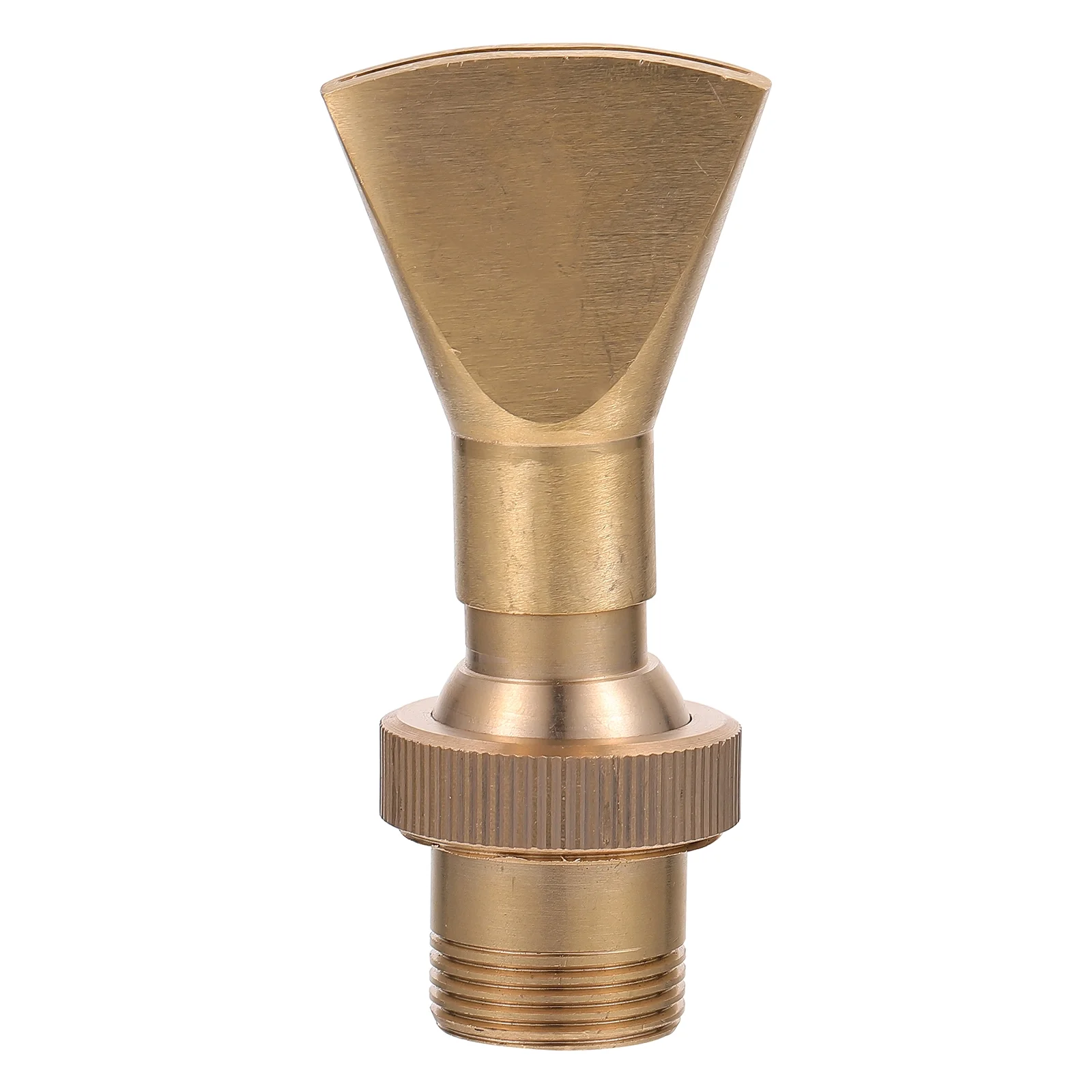 Gongxipen Water Fountain Nozzle Spray 1/2 Inch 3/4 Inch Brass Fan Shaped Pond Sprinkler