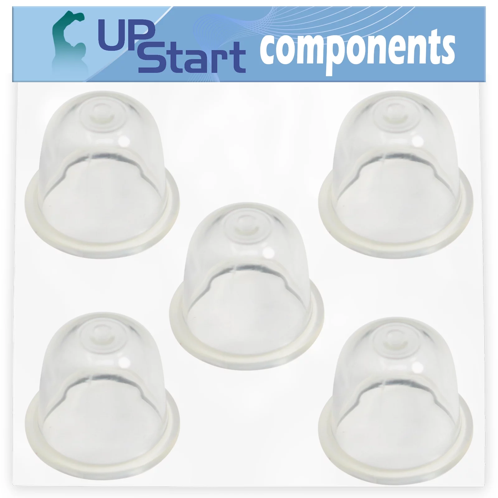 5-Pack 188-12-1 Primer Bulb Replacement for Husqvarna 25 H (1993-01) Hedge Trimmer - Compatible with 531002436 12318140630 Purge Bulb