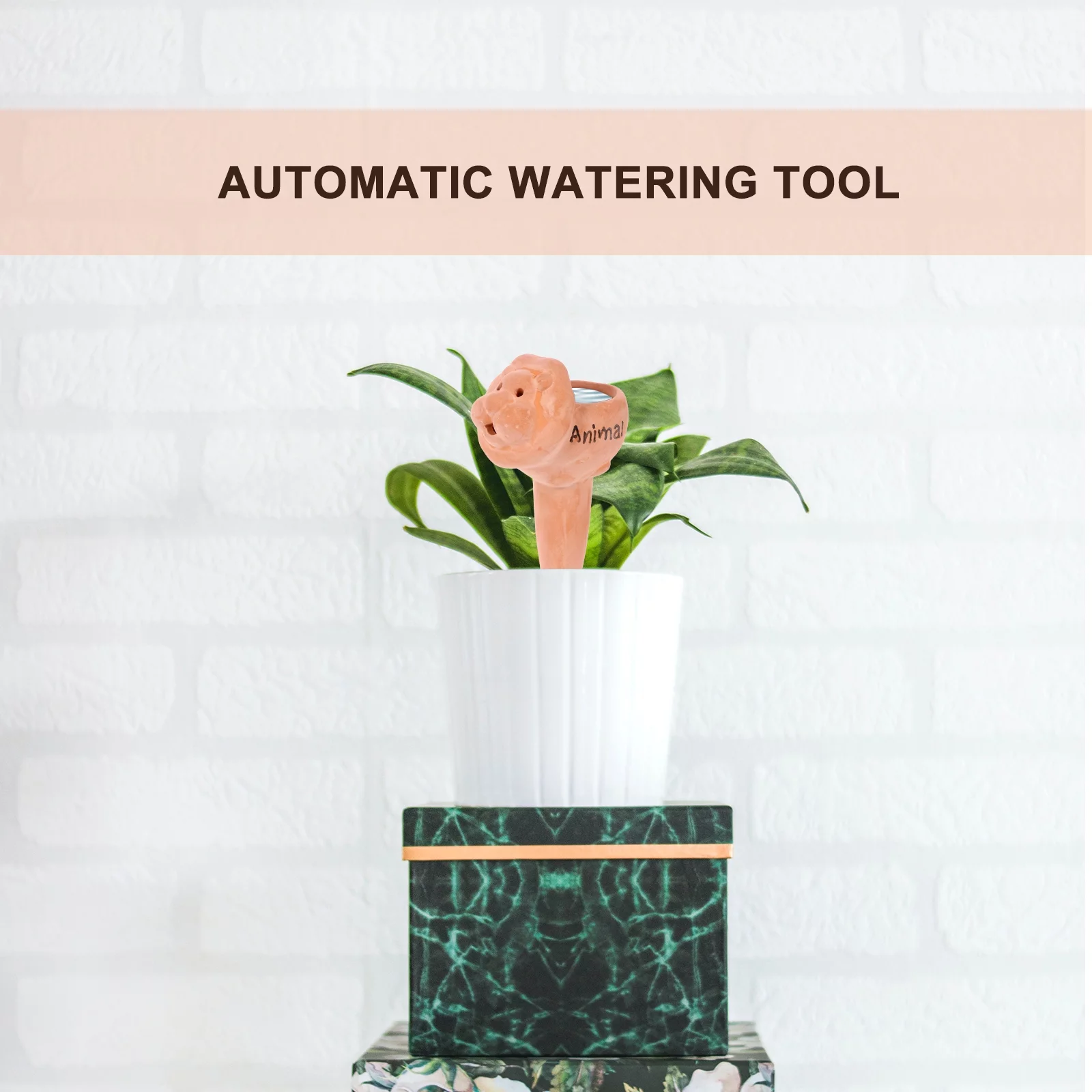 Guichaokj 2pcs Cartoon Self Watering Device Auto Drop Irrigation Water Seepage Device