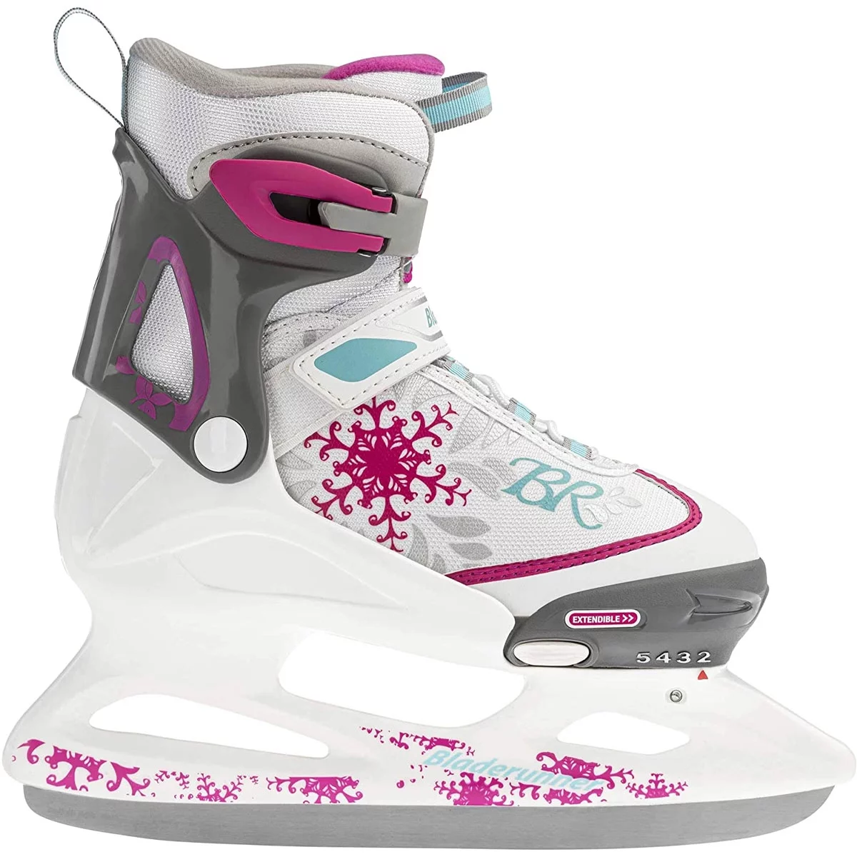 Bladerunner Ice by Rollerblade Micro Ice Girl's Adjustable Ice Skates