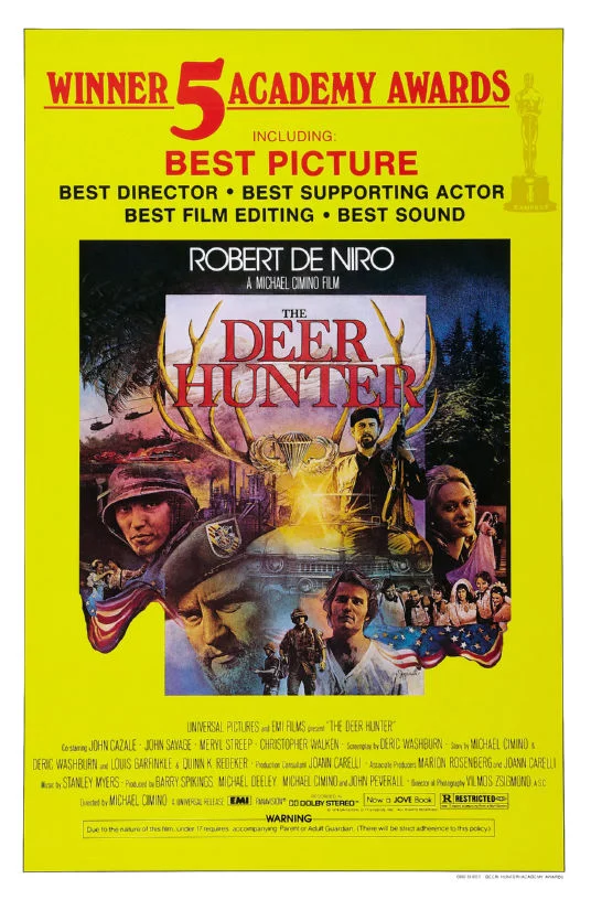Deer Hunter Movie Poster 12x16 Print on Metal Sign 12in x 16in Multi-Color Square Adults Poster Time