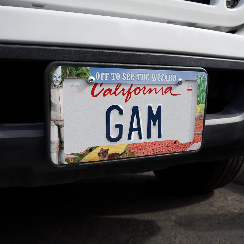 Wizard of Oz Tin Man Character License Plate Tag Frame