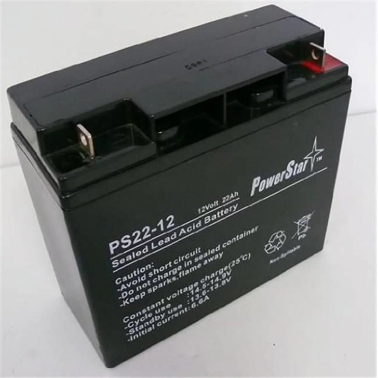 PowerStar PS12-22-236 12V Lawn Mower Battery 22Ah