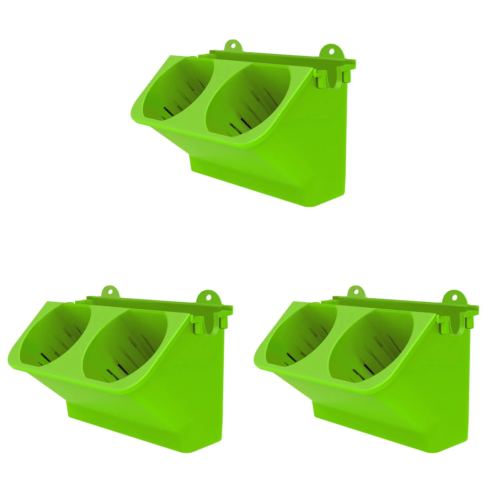 Self Watering Flower Pot Stackable Wall Planter Garden Flower Pots Wall Hanging Flower Baskets *3PCS