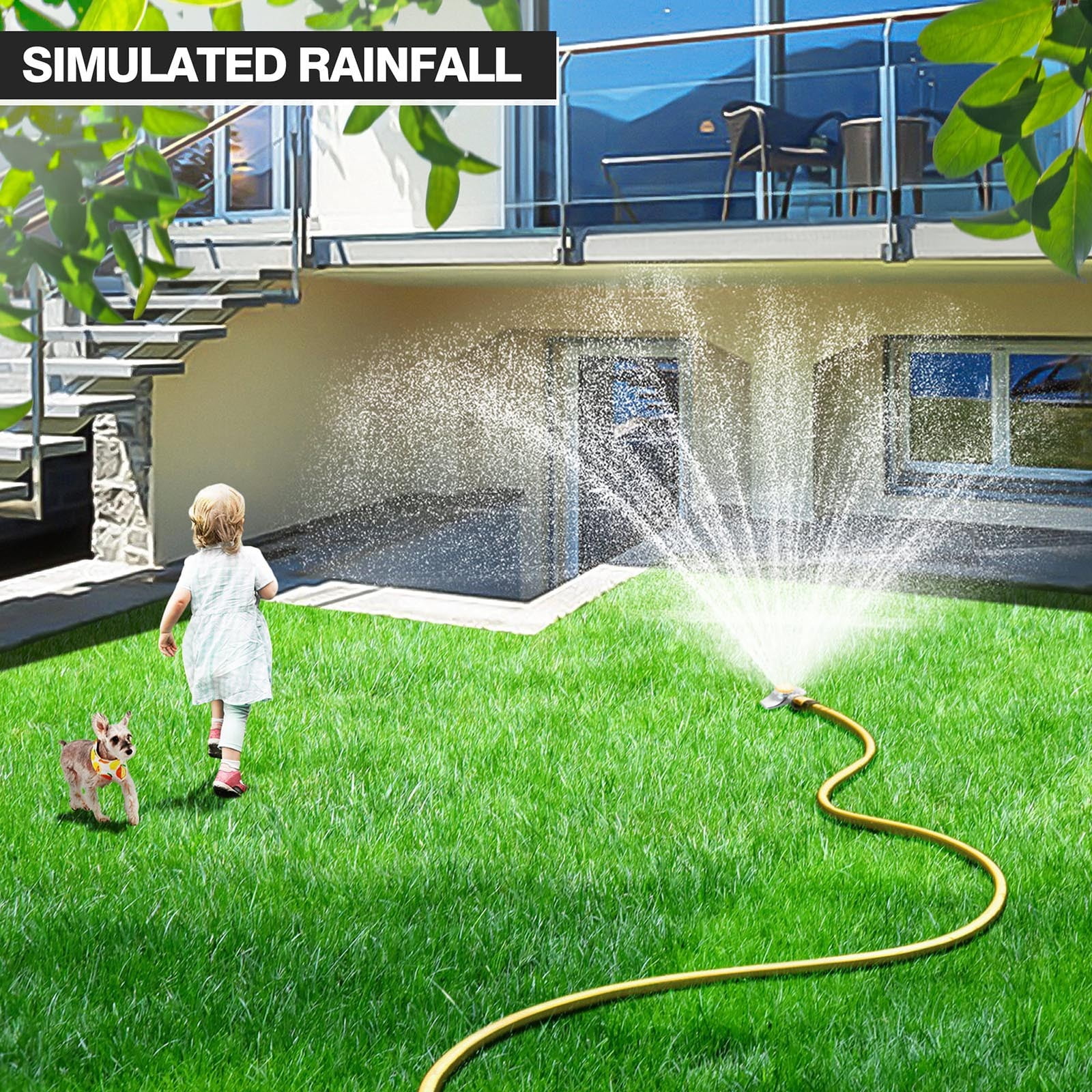 ZiSUGP 2pcs Irrigation Watering Green Sprinkler Sprinkler Agricultural Garden Automatic Sprinkler Garden Sprinkler Water 360 Spraying Garden Tools