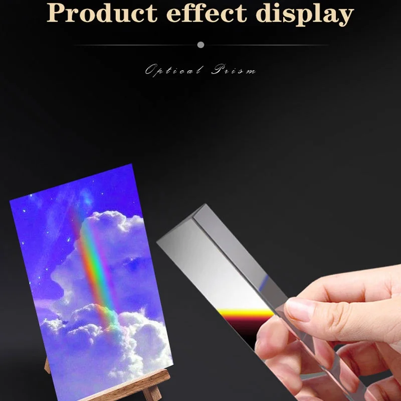 Racing Butterfly Triangular Prism Rainbow Prisma Crystal Photographic Physics Light Experiment