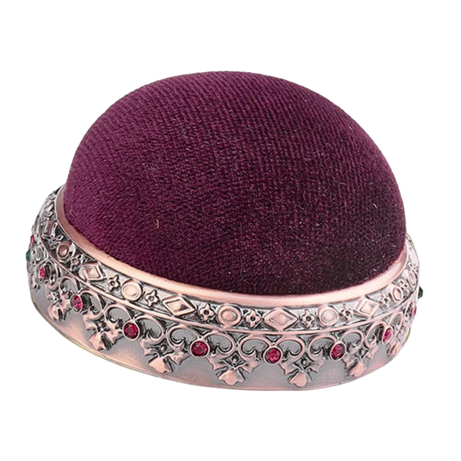 Round Sewing work Pin Cushion Retro DIY Handcraft Tool Pin Cushion Pillow Pin Cushion for Sewing Notions , B 5cm