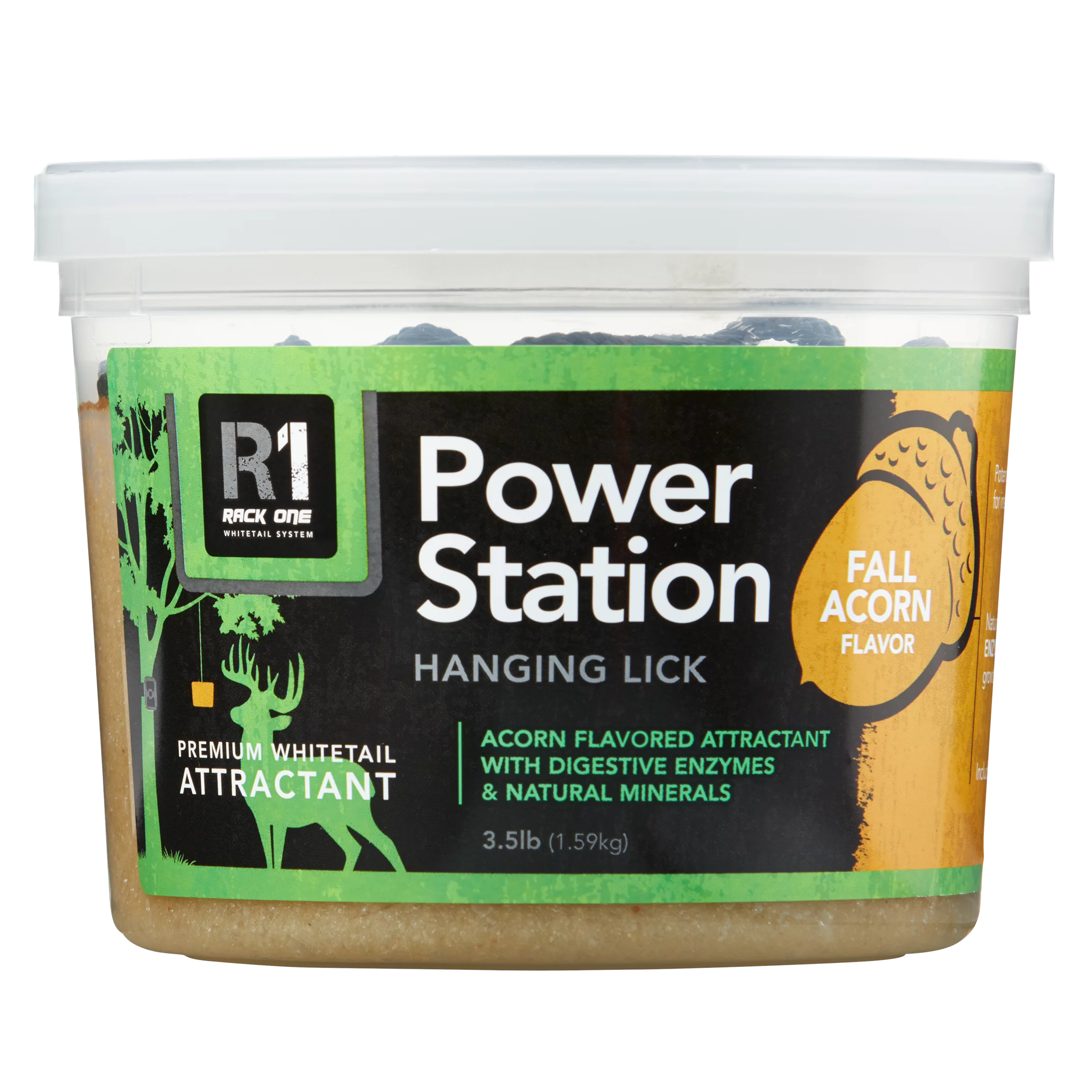 Rack One Power Station Hanging Lick - Fall Acorn - 3.5 lb- Whitetail Attractant