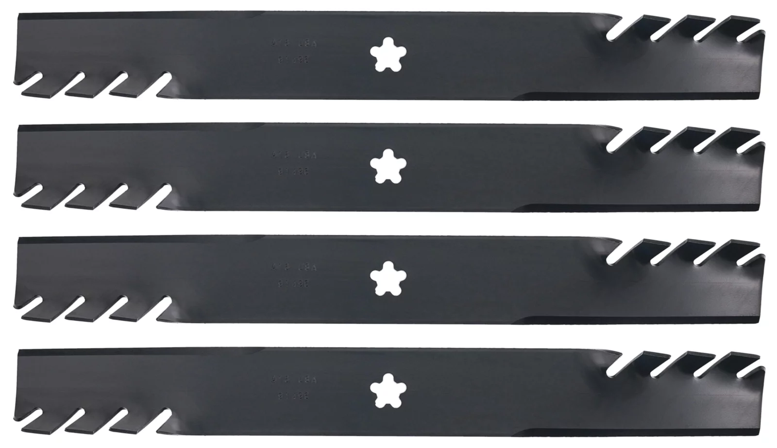 (4) USA Mower Blades® for Husqvarna 113312X 521981601 532127843 42