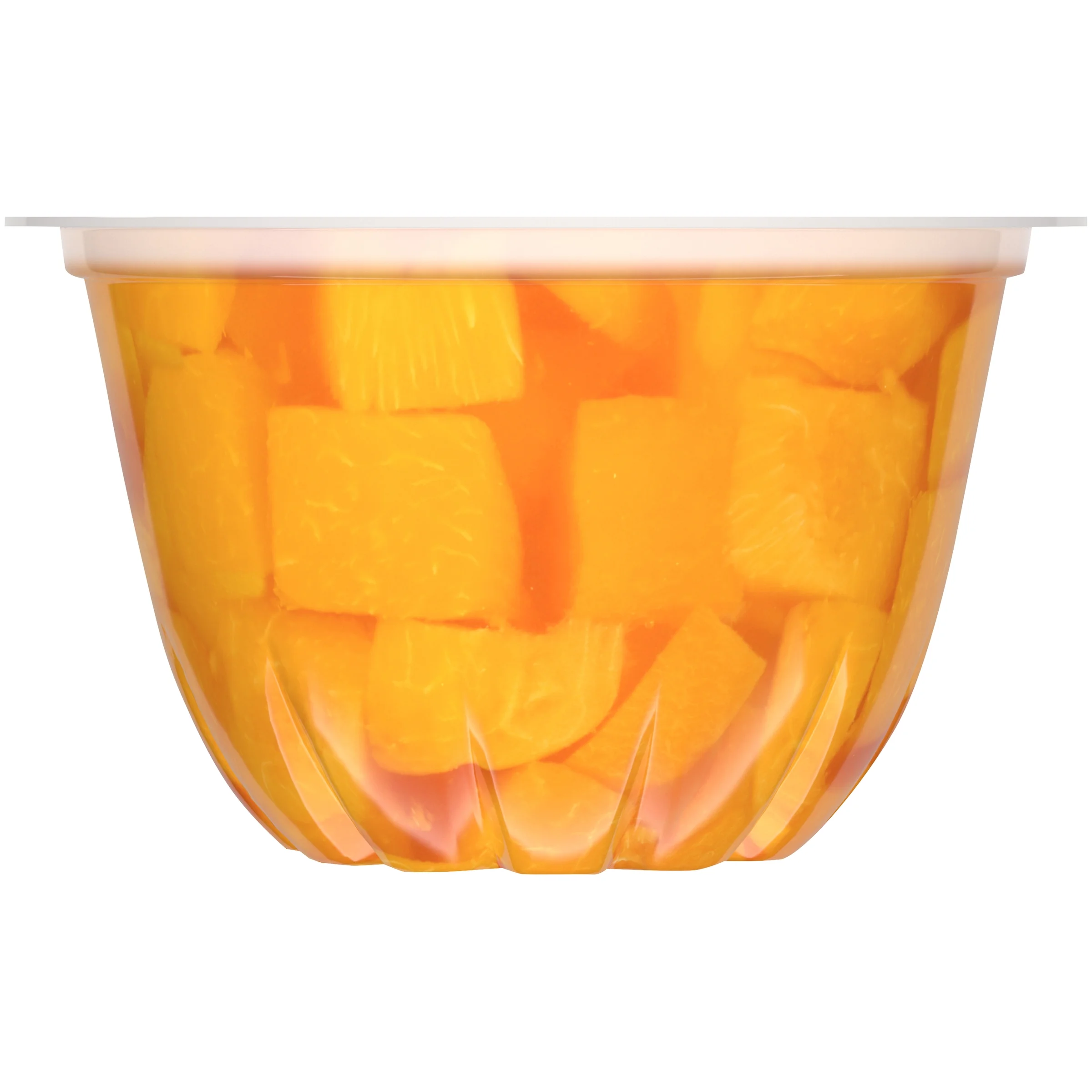 Dole No Sugar Added Yellow Cling Diced Peaches Fruit Bowls, 4oz (4 Cups)