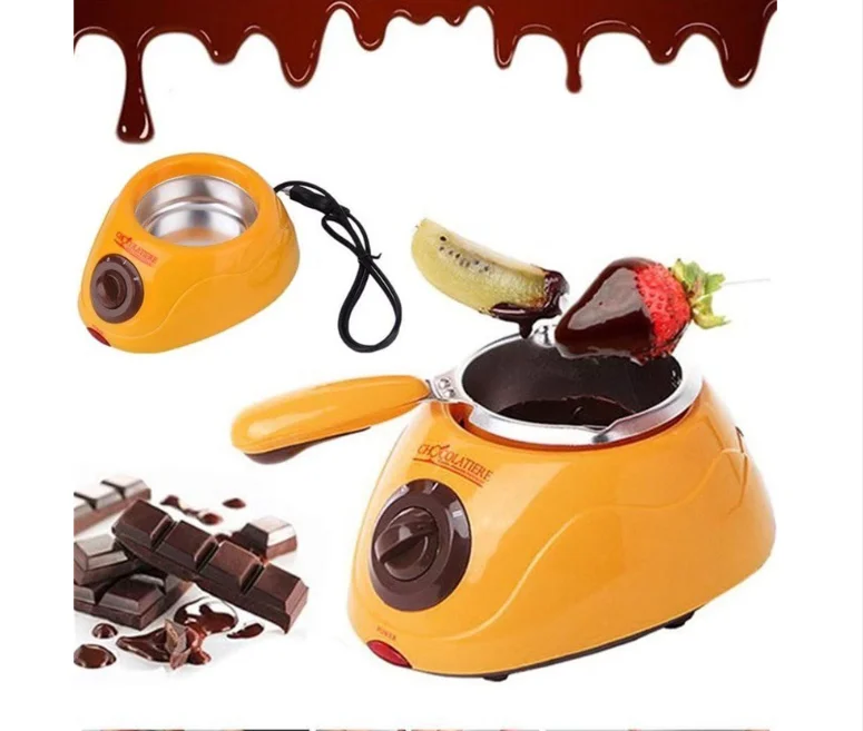 Candy Melts Candy And Chocolate Melting Pot，Electric Chocolate Fondu Melting Pot- Candy Making or Cheese Fondue Fountain Kit