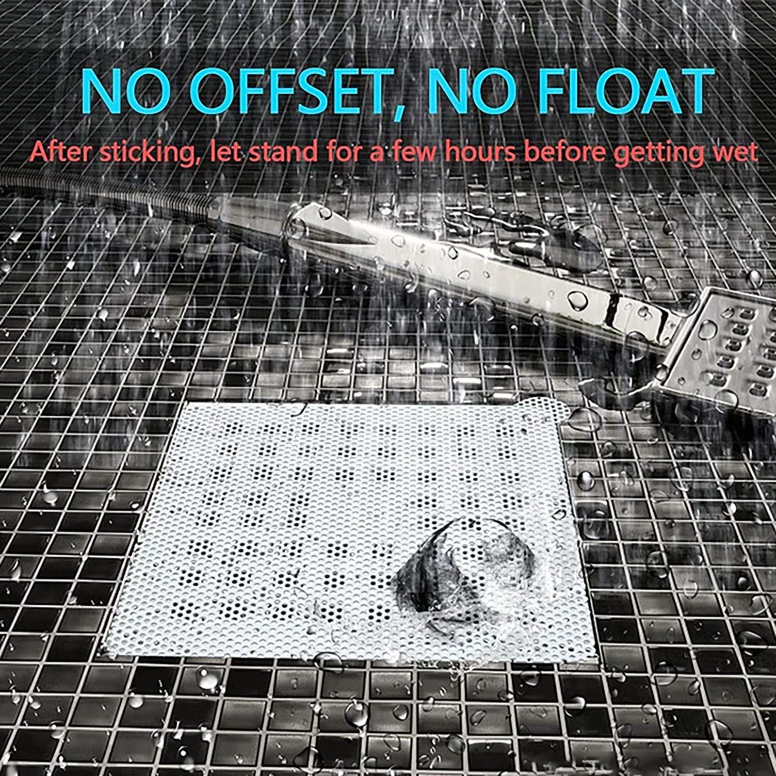 iju7gthy shower head holder black 4th of july Hair Shower Hair 10PCS，Disposable Mesh Catcher Catcher Stickers